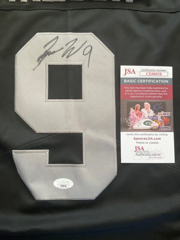 Tyree Wilson Autographed Las Vegas Raiders Authentic Nike On Field Jersey JSA COA - Image 2