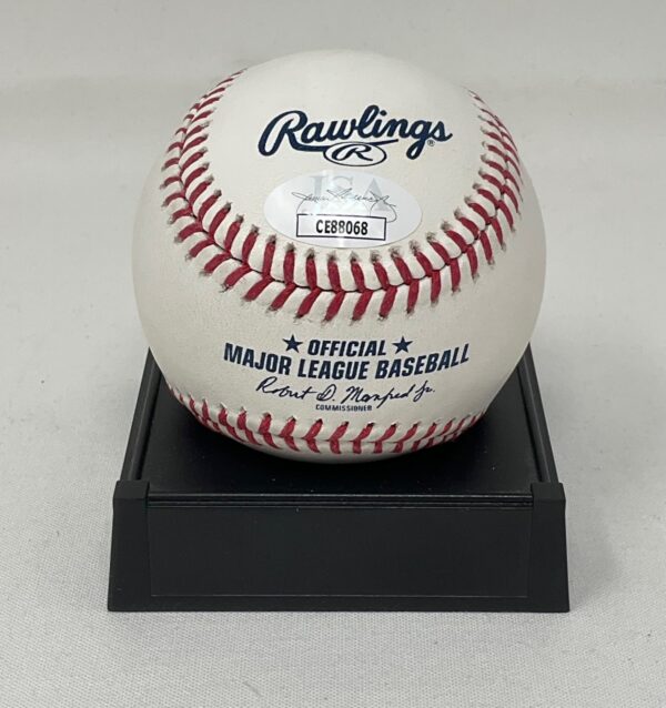 Patrick Dempsey Autographed Neurosurgeon Derek Shepherd Grey's Anatomy ROML Baseball JSA COA - Image 2
