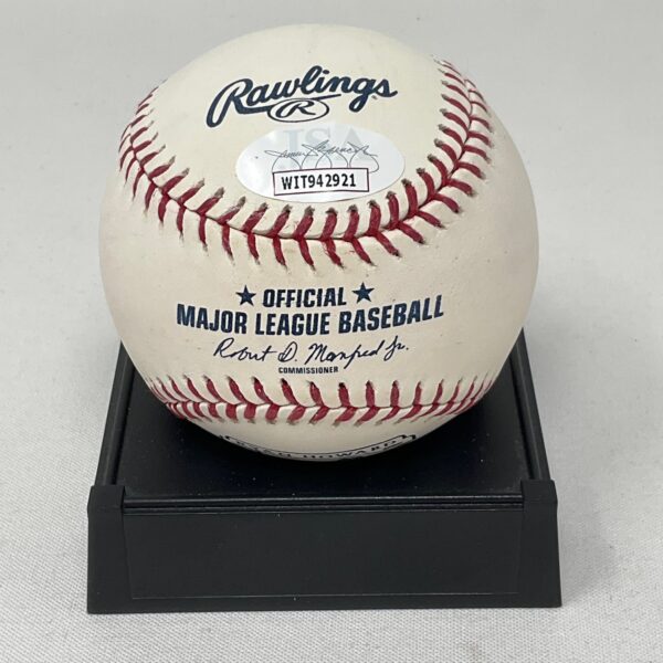 Ryan Howard Autographed Philadelphia Phillies Retirement ROML Baseball JSA COA - Image 2