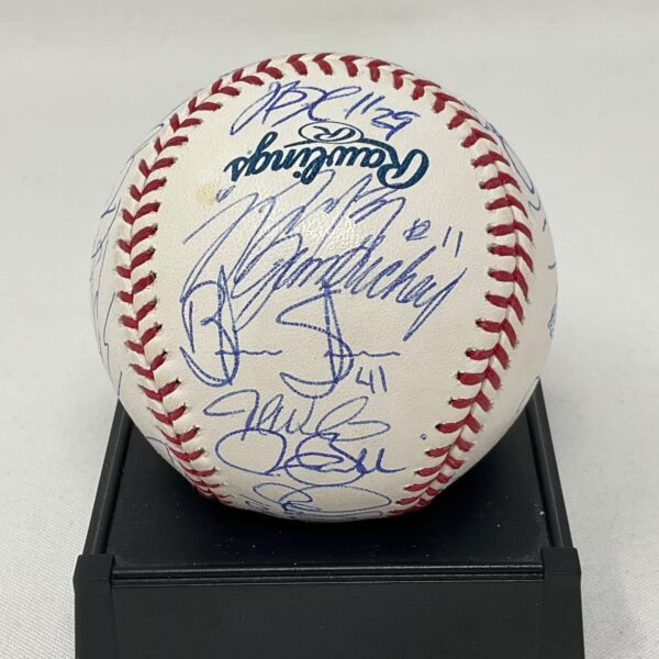 2007 Tampa Bay Devil Rays Autographed 29 Signatures Team Signed ROML Baseball JSA LOA - Image 2
