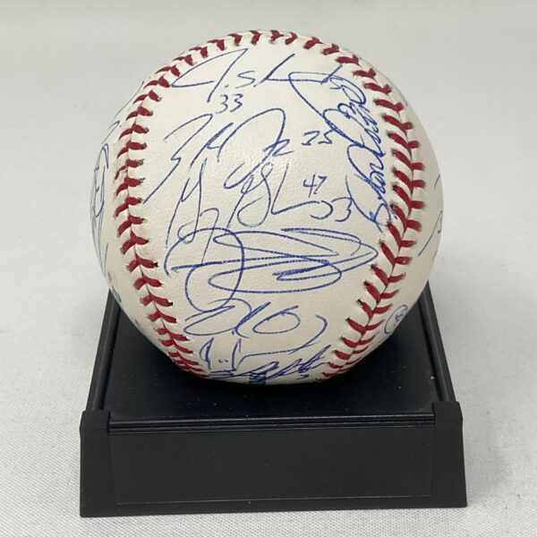 2007 Tampa Bay Devil Rays Autographed 29 Signatures Team Signed ROML Baseball JSA LOA - Image 4