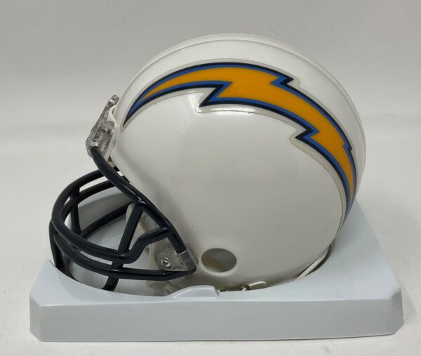 Rare Junior Seau Autographed San Diego Chargers Mini Helmet JSA LOA - Image 4