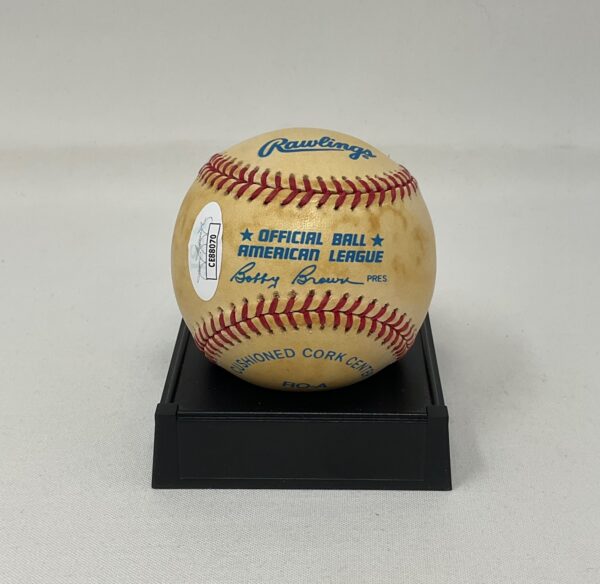 Frank Torre Autographed Milwaukee Braves OAL Baseball JSA COA - Image 2