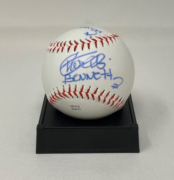 Vernon Wells Autographed Commando Official League Baseball JSA COA