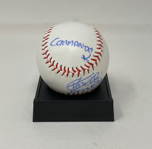 Vernon Wells Autographed Commando Official League Baseball JSA COA - Image 2