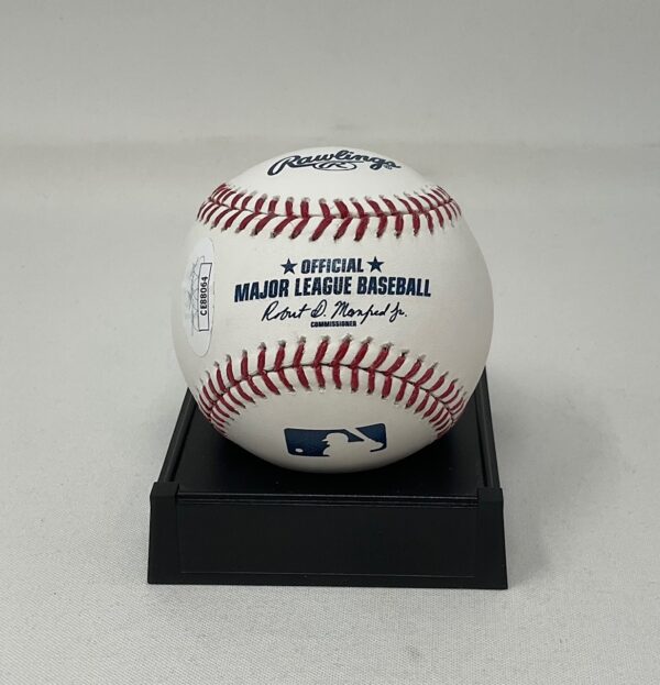 Kevin Kiermaier Autographed Tampa Bay Rays ROML Baseball JSA COA - Image 2