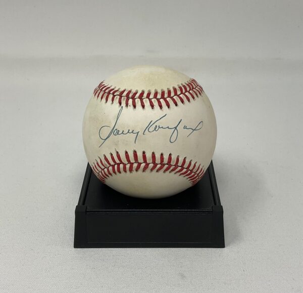 Sandy Koufax Autographed Brooklyn Dodgers ONL Baseball JSA LOA