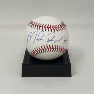 Mike Richter Autographed NHL New York Rangers ROML Baseball JSA COA