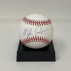 Mike Richter Autographed NHL New York Rangers ROML Baseball JSA COA
