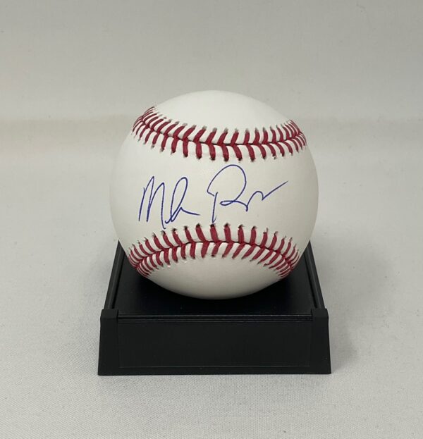 Mike Richter Autographed NHL New York Rangers ROML Baseball JSA COA