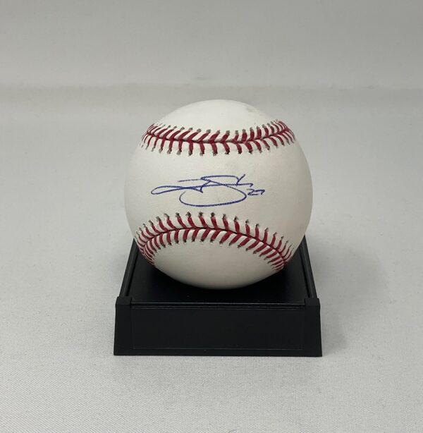 Trevor Story Autographed Boston Red Sox ROML Baseball BAS
