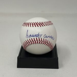 Alexander Canario Autographed Pittsburgh Pirates ROML Baseball JSA