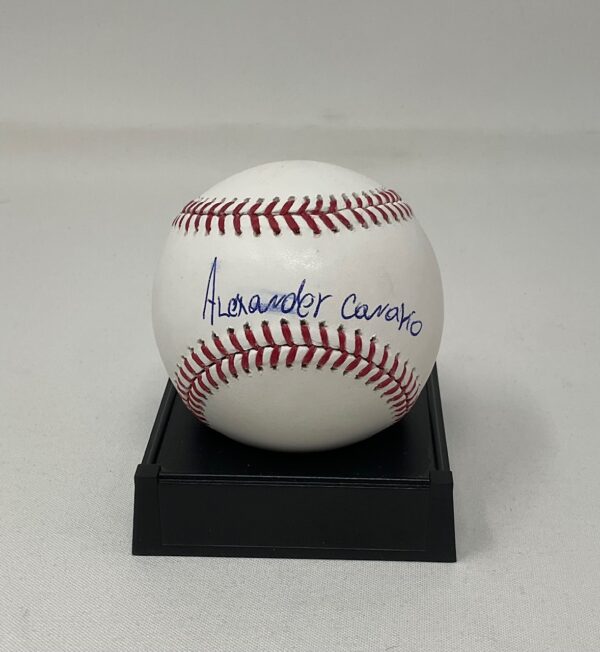 Alexander Canario Autographed Pittsburgh Pirates ROML Baseball JSA