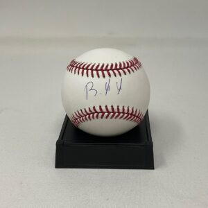 Robert Puason Autographed Oakland Athletics ROML Baseball JSA