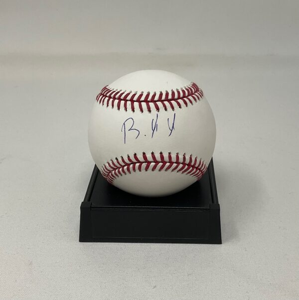 Robert Puason Autographed Oakland Athletics ROML Baseball JSA