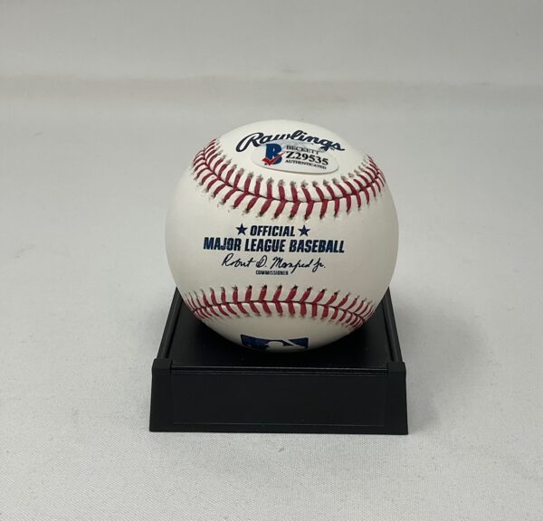 Michael Kopech Autographed Los Angeles Dodgers ROML Baseball BAS - Image 2