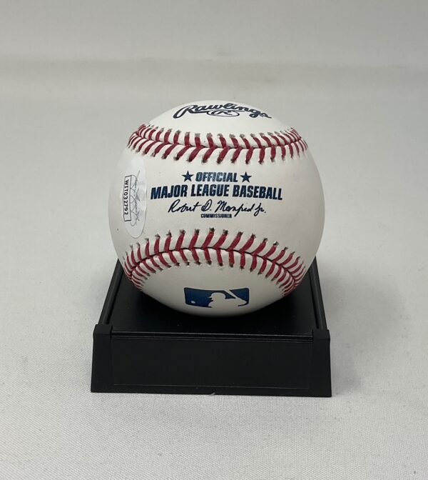 Jarred Kelenic Autographed Atlanta Braves ROML Baseball JSA - Image 2