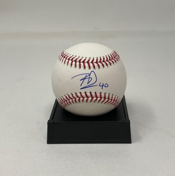 Brennen Davis Autographed New York Yankees ROML Baseball JSA