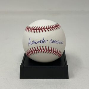 Alexander Canario Autographed Pittsburgh Pirates ROML Baseball JSA