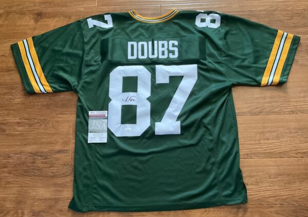 Romeo Doubs Autographed Green Bay Packers Pro Style Jersey JSA COA