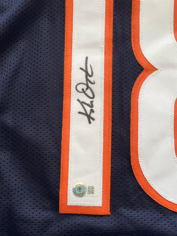 Kyle Orton Autographed Chicago Bears Pro Style Jersey Beckett - Image 2