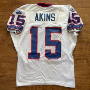 Tony Atkins Buffalo Bills 1999 Authentic NFL Game Worn Puma Pre Season Jersey
