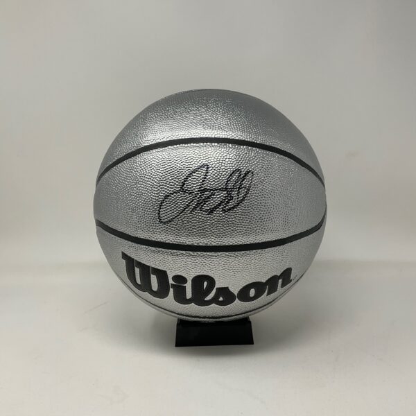 Jason Kidd Autographed Dallas Mavericks NBA Wilson Platinum Edition Basketball Beckett