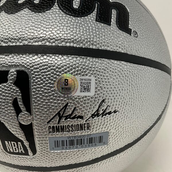 Jason Kidd Autographed Dallas Mavericks NBA Wilson Platinum Edition Basketball Beckett - Image 5