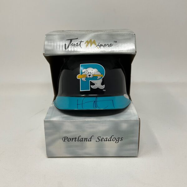 Hanley Ramírez Autographed Portland Sea Dogs Minor League Mini Helmet Just Minors COA