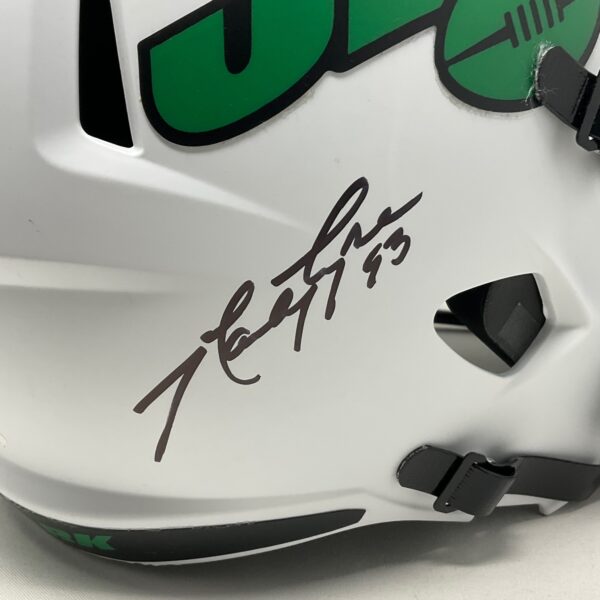 New York Jets Sack Exchange Autographed Full Size Lunar Eclipse Helmet W/ Visor JSA COA - Image 5