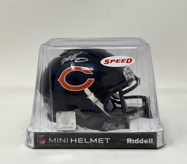 Mike Singletary Autographed Chicago Bears Mini Helmet Beckett