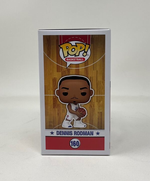 Dennis Rodman Autographed Detroit Pistons Funko Pop Beckett - Image 3