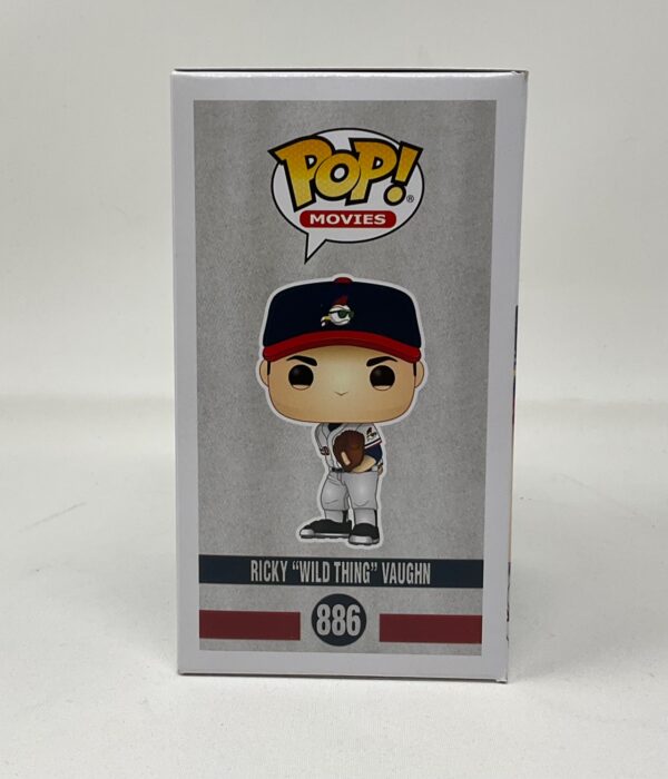 Charlie Sheen Autographed Major League Funko Pop JSA COA - Image 3