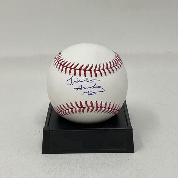 Triston McKenzie Autographed Cleveland Guardians ROML Baseball JSA COA