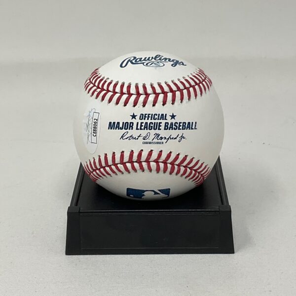 Mike Richter Autographed NHL New York Rangers ROML Baseball JSA COA - Image 2
