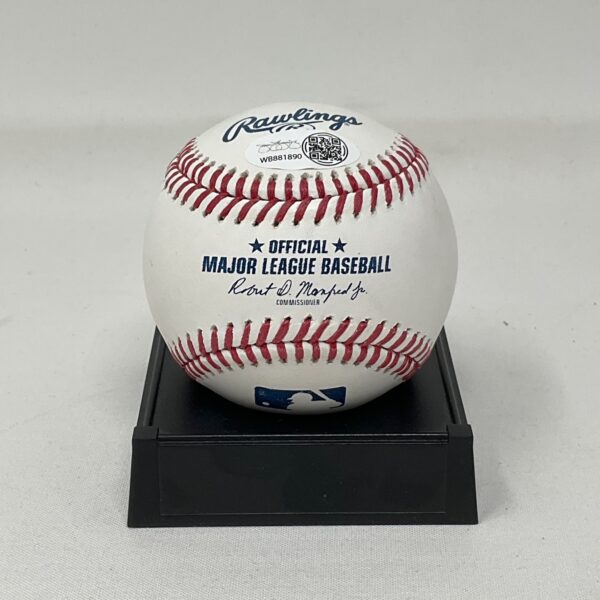 Earl Monroe Autographed NBA New York Knicks ROML Baseball JSA COA - Image 2