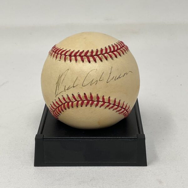 Richie Ashburn Autographed Philadelphia Phillies OAL Baseball Beckett COA