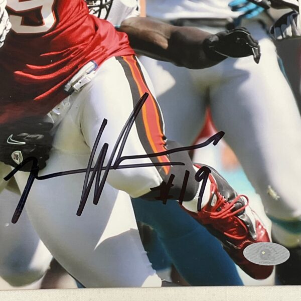 Mike Williams Autographed Tampa Bay Buccaneers 8X10 Photo Creative Sports - Image 2