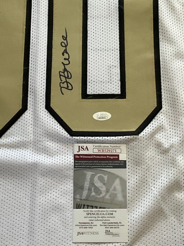 Bryan Bresee Autographed New Orleans Saints Pro Style Jersey JSA COA - Image 2