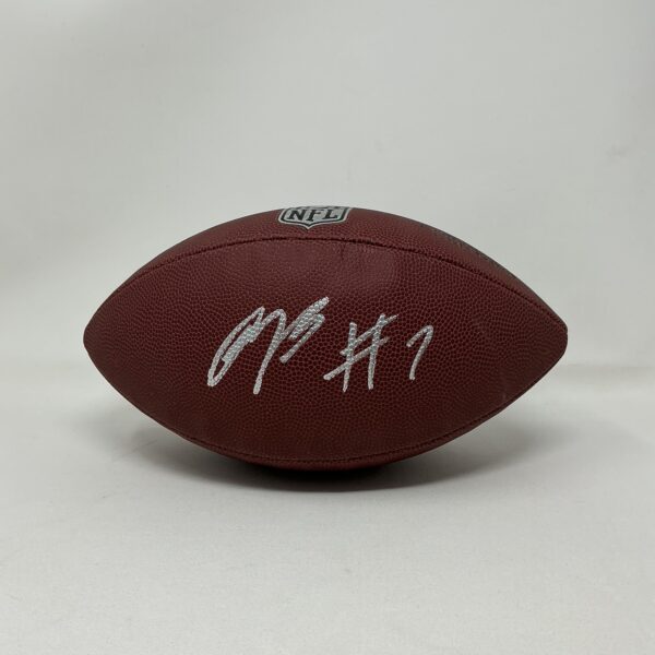 Rashod Bateman Autographed Baltimore Ravens Wilson NFL Football PSA/DNA