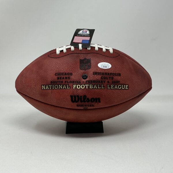 Tony Dungy Autographed Indianapolis Colts Authentic Duke NFL Super Bowl XLI Game Ball JSA COA - Image 4