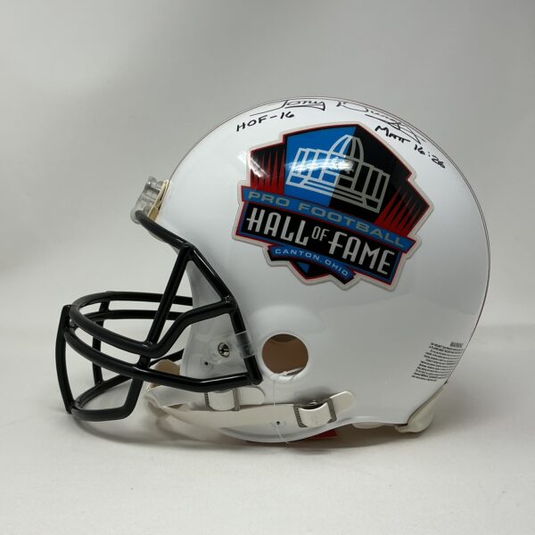 Tony Dungy Autographed Indianapolis Colts Authentic Full Size Hall of Fame Helmet JSA COA