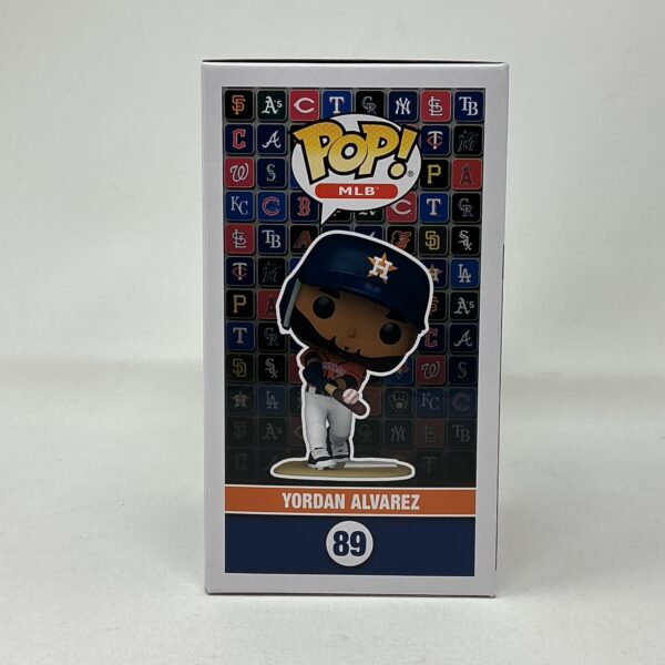 Yordan Alvarez Autographed Houston Astros Funko Pop #89 Beckett - Image 3