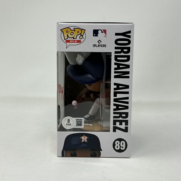 Yordan Alvarez Autographed Houston Astros Funko Pop #89 Beckett - Image 5