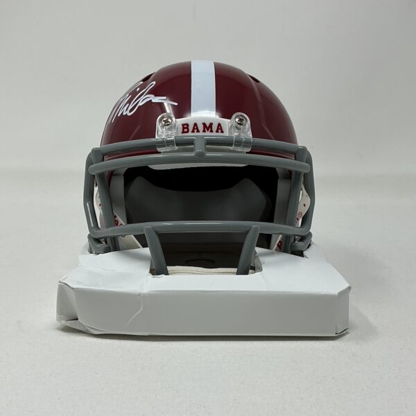 Jalen Milroe Autographed Alabama Crimson Tide College Mini Helmet Beckett - Image 4