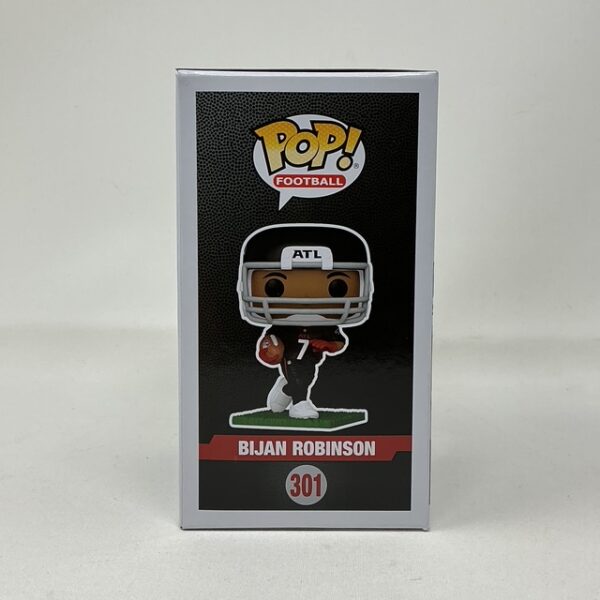 Bijan Robinson Autographed Atlanta Falcons Funko Pop #301 Beckett - Image 3