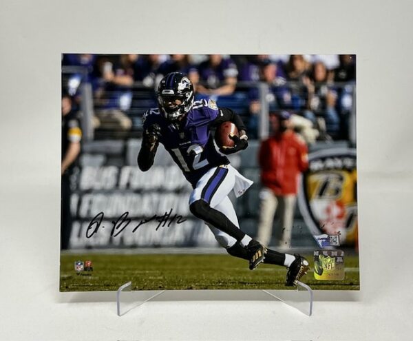 Rashod Bateman Autographed Baltimore Ravens 8X10 Photograph Fanatics