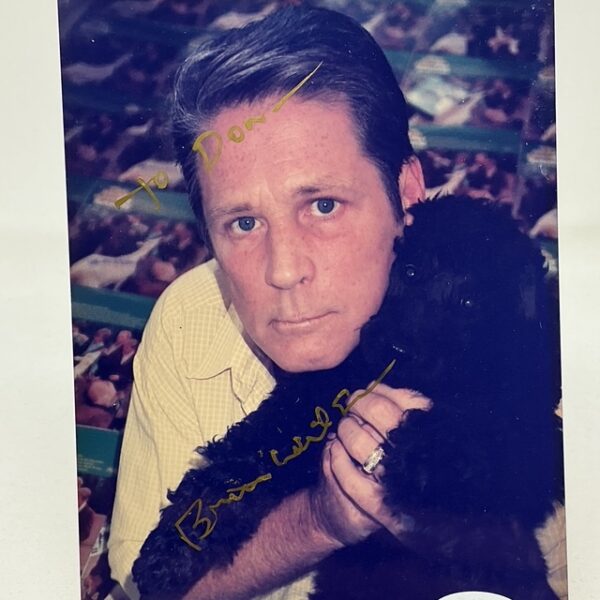 Brian Wilson Autographed Beach Boys 5X7 Photograph JSA COA - Image 2