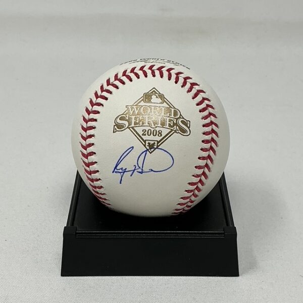 Ryan Howard Autographed Philadelphia Phillies 2008 World Series ROML Baseball JSA