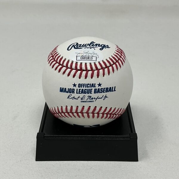 Leo De Vries Autographed San Diego Padres ROML Baseball JSA COA - Image 2